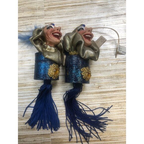 3561 Katherine’s Collection Rare lot of 2 doll trinket box vintage ornaments - Picture 1 of 4